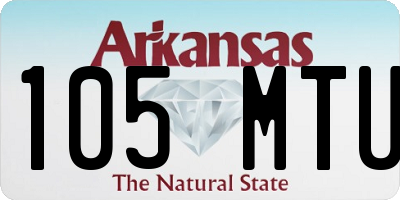 AR license plate 105MTU