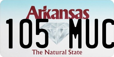 AR license plate 105MUC