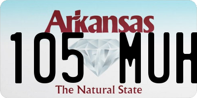 AR license plate 105MUH