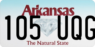 AR license plate 105UQG