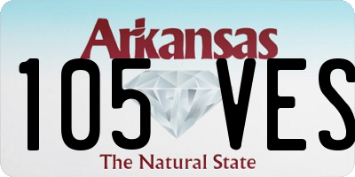 AR license plate 105VES