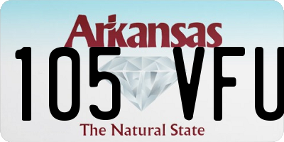 AR license plate 105VFU