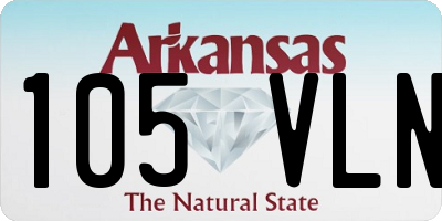 AR license plate 105VLN