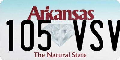 AR license plate 105VSV