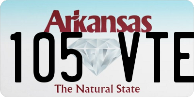 AR license plate 105VTE