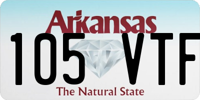 AR license plate 105VTF