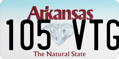 AR license plate 105VTG