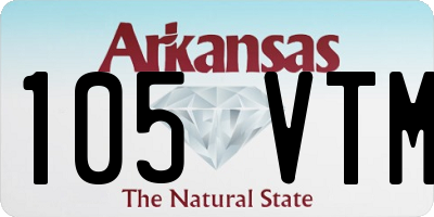 AR license plate 105VTM