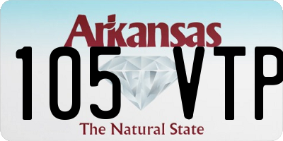AR license plate 105VTP