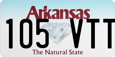 AR license plate 105VTT