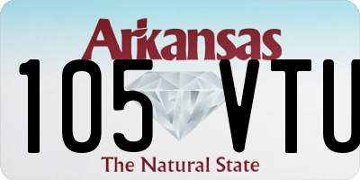 AR license plate 105VTU