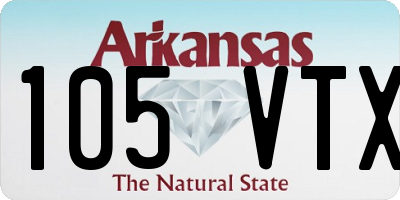 AR license plate 105VTX