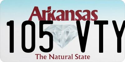 AR license plate 105VTY