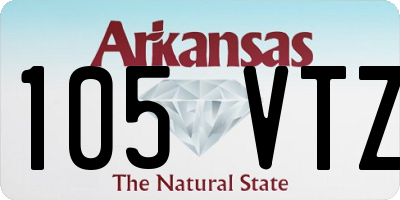 AR license plate 105VTZ