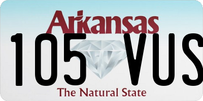 AR license plate 105VUS