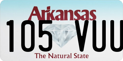 AR license plate 105VUU