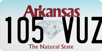 AR license plate 105VUZ