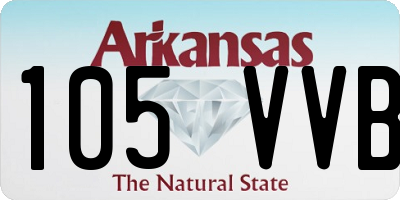 AR license plate 105VVB