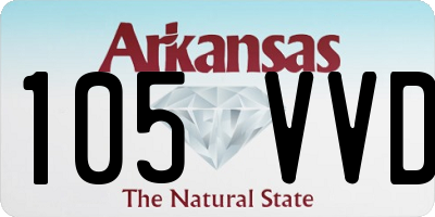 AR license plate 105VVD