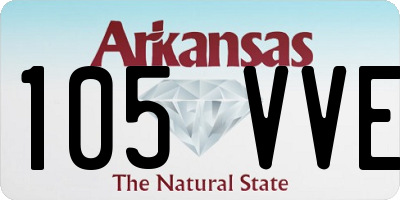 AR license plate 105VVE