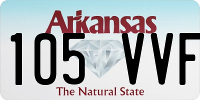 AR license plate 105VVF