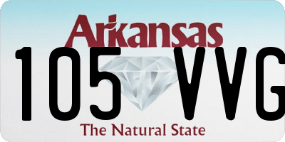 AR license plate 105VVG