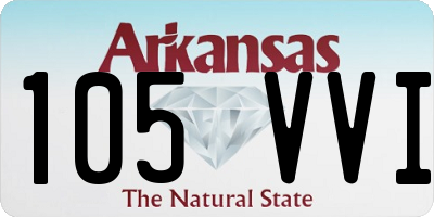 AR license plate 105VVI