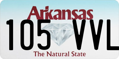 AR license plate 105VVL