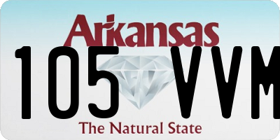 AR license plate 105VVM