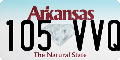AR license plate 105VVQ