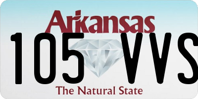 AR license plate 105VVS