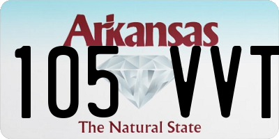 AR license plate 105VVT