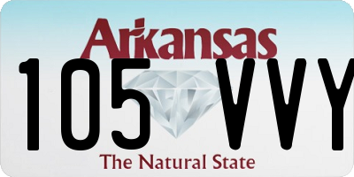 AR license plate 105VVY