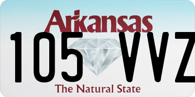 AR license plate 105VVZ