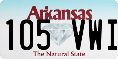 AR license plate 105VWI