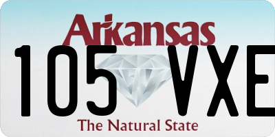 AR license plate 105VXE