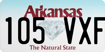 AR license plate 105VXF