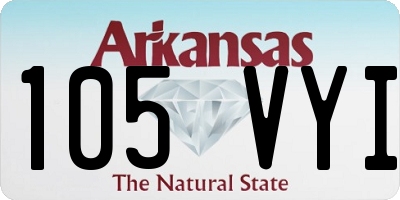 AR license plate 105VYI