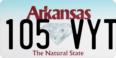AR license plate 105VYT