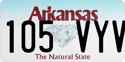 AR license plate 105VYV