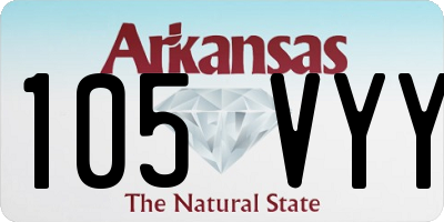 AR license plate 105VYY