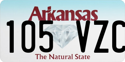 AR license plate 105VZC