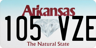 AR license plate 105VZE