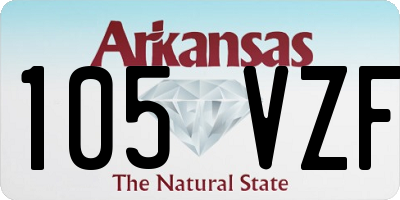 AR license plate 105VZF