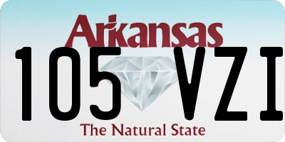 AR license plate 105VZI