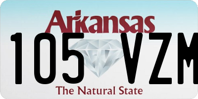 AR license plate 105VZM