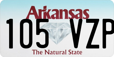 AR license plate 105VZP