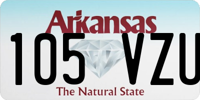 AR license plate 105VZU