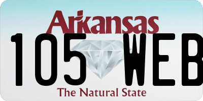 AR license plate 105WEB