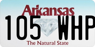 AR license plate 105WHP